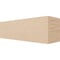 Ekena Millwork 6in. W x 6in. H x 20in. L Block Woodgrain TimberThane Rafter Tail, Primed Tan RFTUR06X06X20BLKRCPR - alternate 1